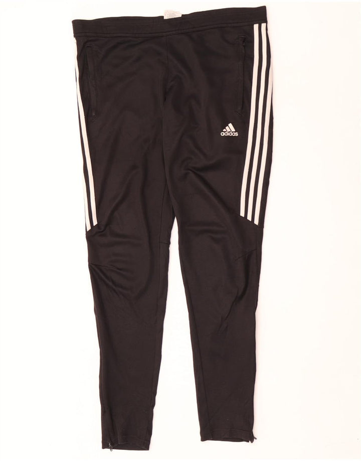 Adidas Damen Climacool Trainingshose UK 12/14 Mittelschwarzes Polyester