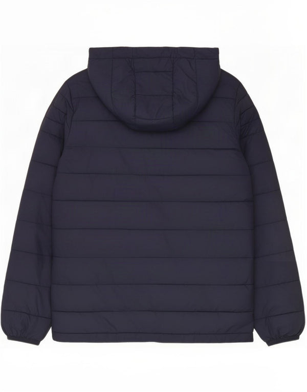 Jack & Jones Wattierte Jungenjacke mit Kapuze, 13–14 Jahre, Marineblau