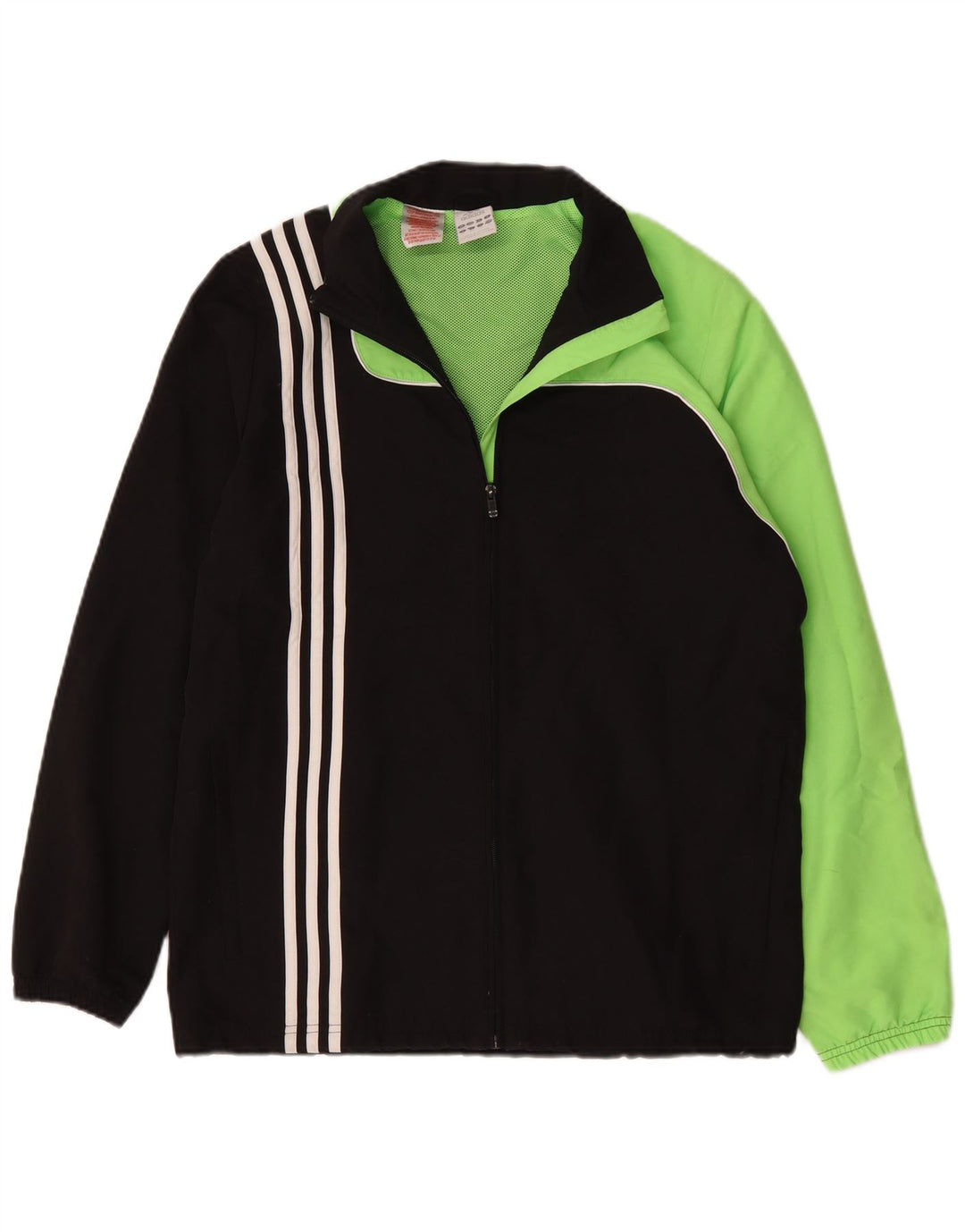 Adidas Jungen Trainingsanzug Top Jacke 15-16 Jahre Schwarz Colourblock Polyester