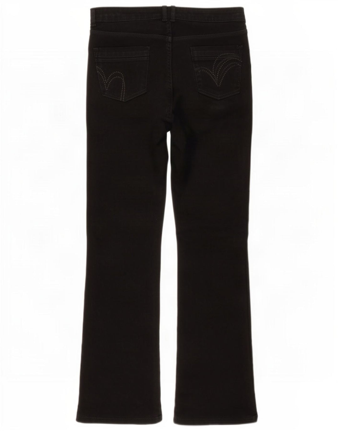 Marks & Spencer Damen Per Una Bootcut Jeans UK 14 Large W32 L30 Schwarz