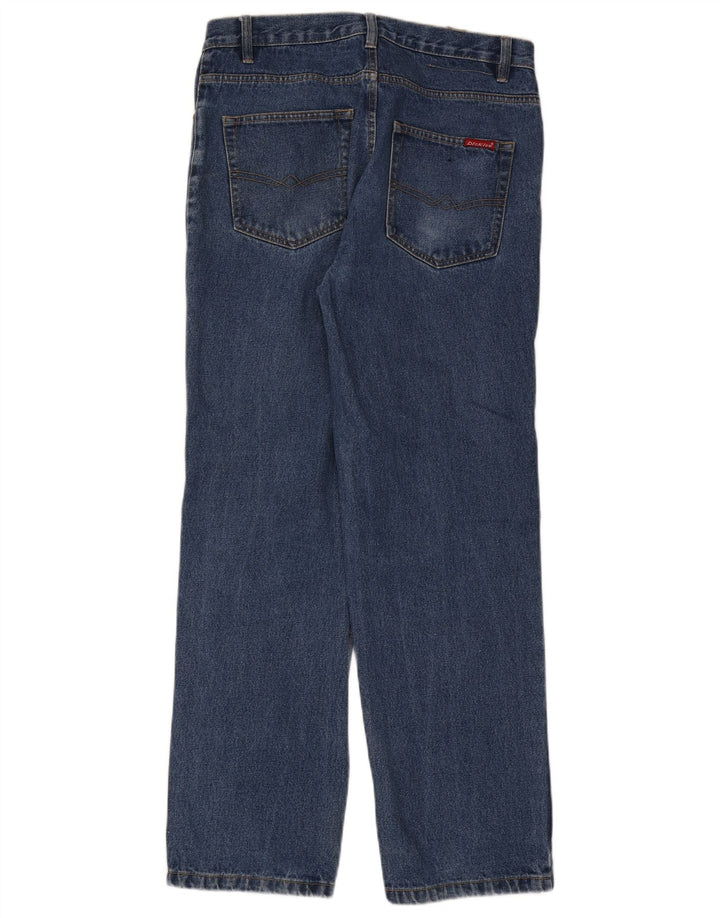 Dickies Herren Straight Jeans W34 L30 Blaue Baumwolle