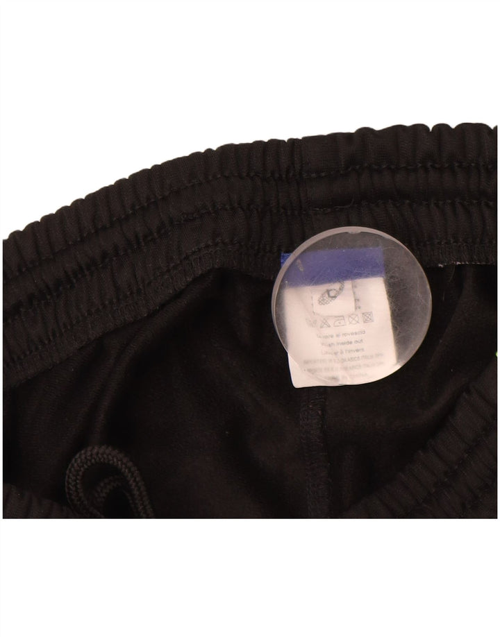 Asics Herren-Trainingshose, groß, schwarzes Farbblock-Polyester