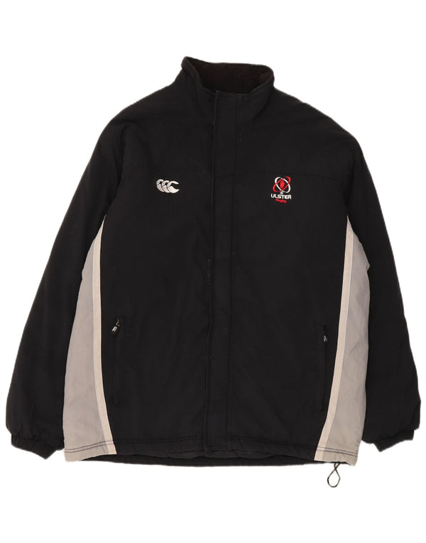 Canterbury Herren-Windbreaker-Jacke, UK 40, Größe L, Schwarz, Farbblock