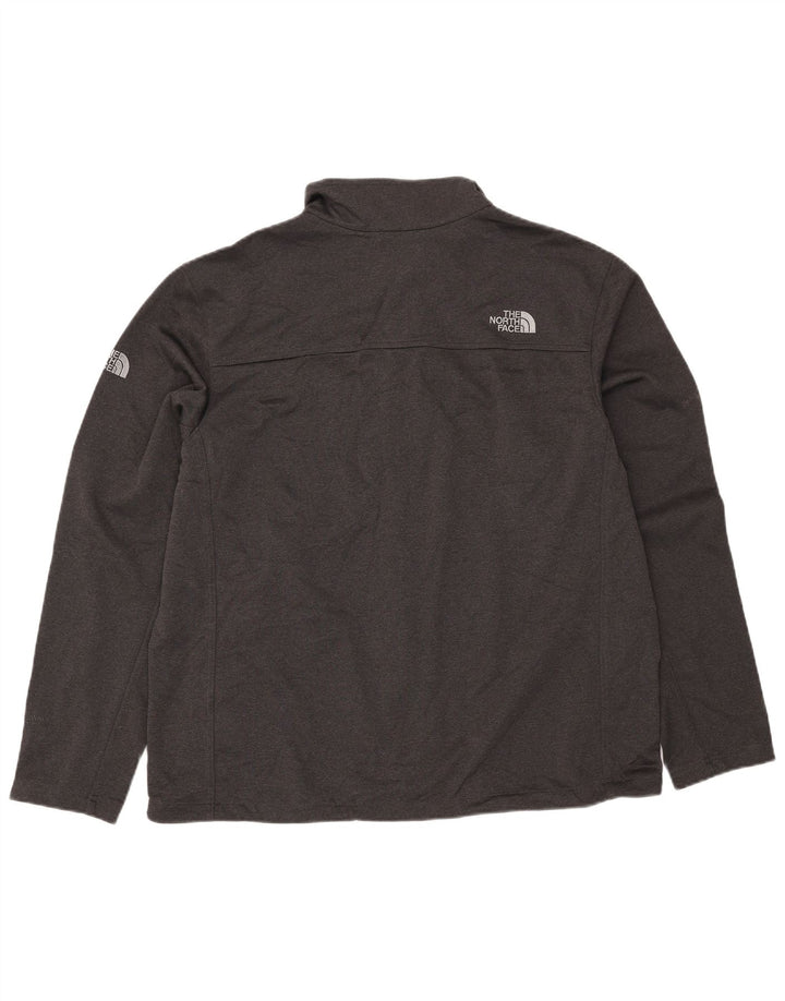 The North Face Herren-Trainingsanzug-Oberteil, Jacke, XL, Grau, Polyester