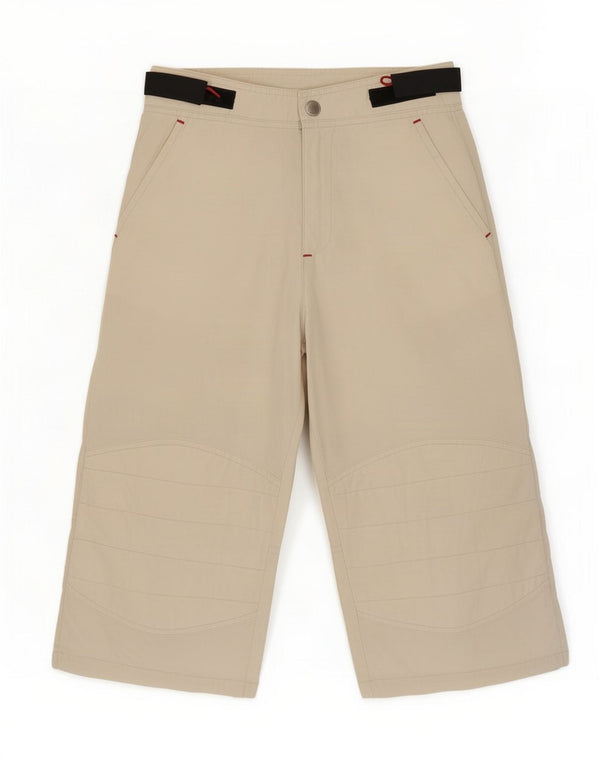 Benetton Mädchen-Bermudashorts mit weitem Bein, 11–12 Jahre, W24, gebrochenes Weiß