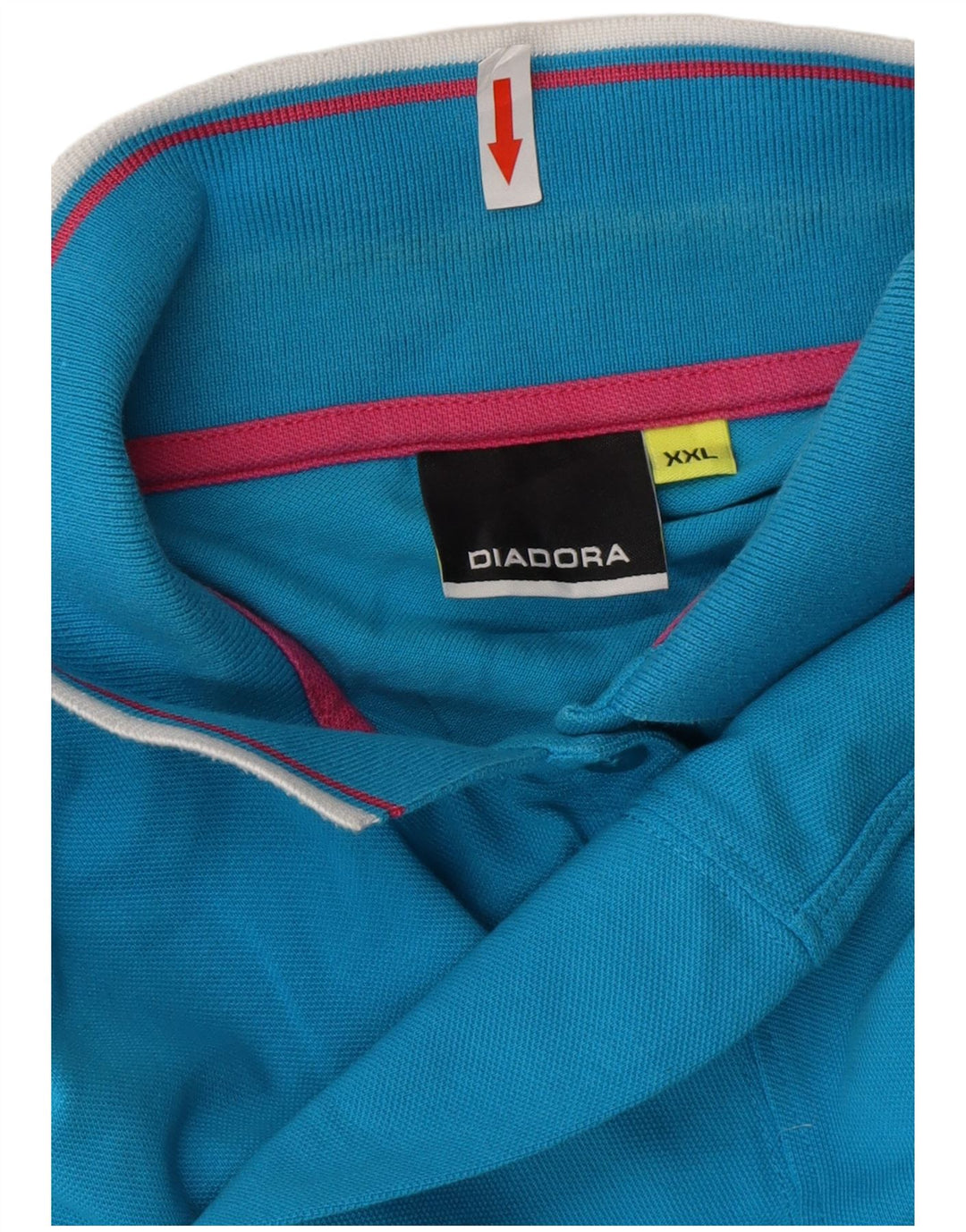 DIADORA Damen Poloshirt UK 20 2XL Blau