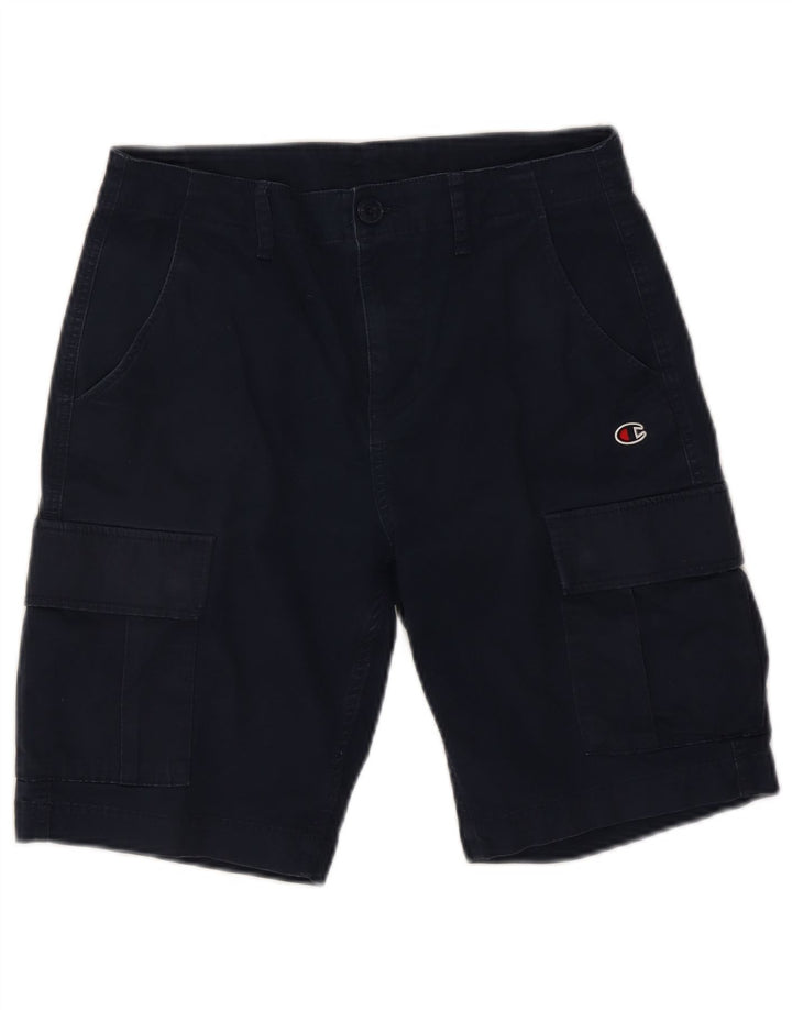 CHAMPION Herren Cargo-Shorts, Größe S, Größe W28, Marineblau, Baumwolle