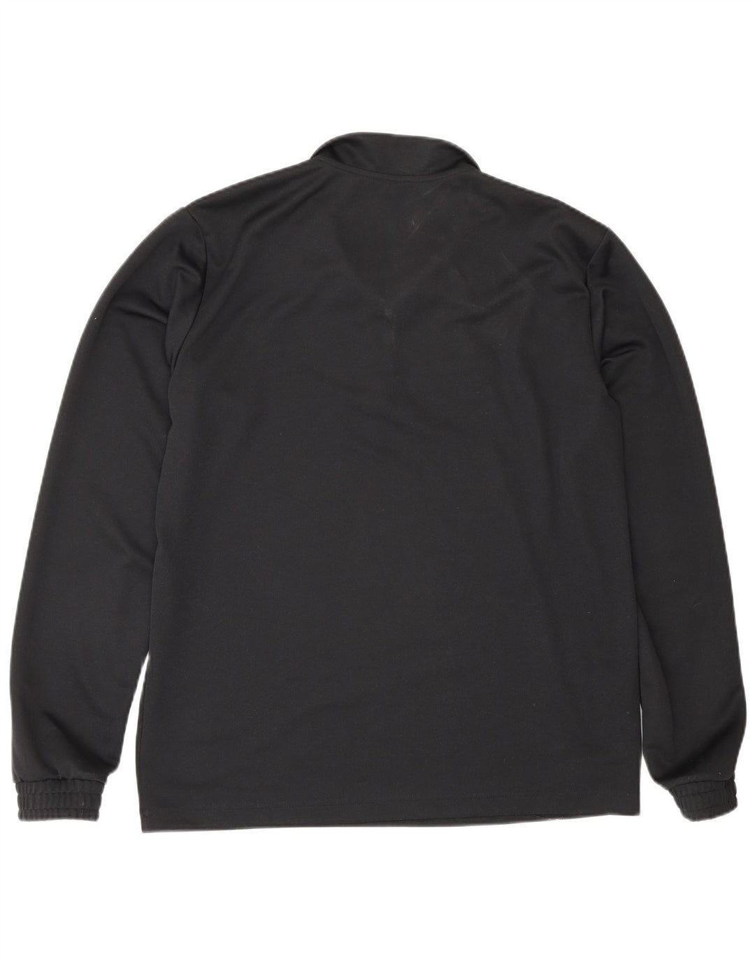 Adidas Herren-Oberteil mit Reißverschluss, langärmlig, groß, schwarz, Polyester, Sport