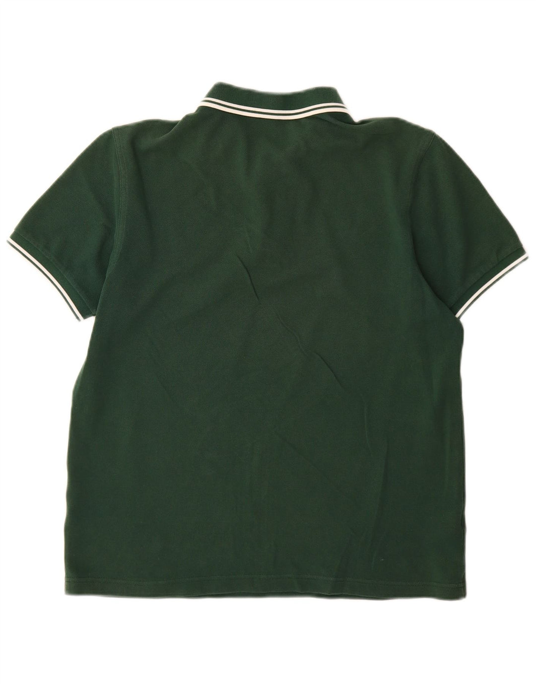 Fred Perry Herren-Poloshirt aus mittelgrüner Baumwolle