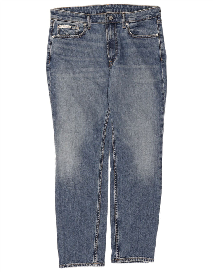 Calvin Klein Herren Slim Jeans W33 L30 Blau