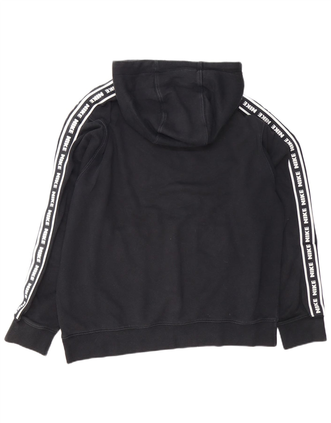 NIKE Herren-Kapuzenpullover mit Grafik, groß, aus schwarzer Baumwolle