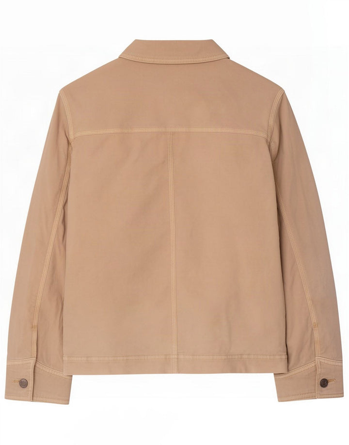 Gap Womens Utility Jacke UK 10 Small Off White Baumwolle