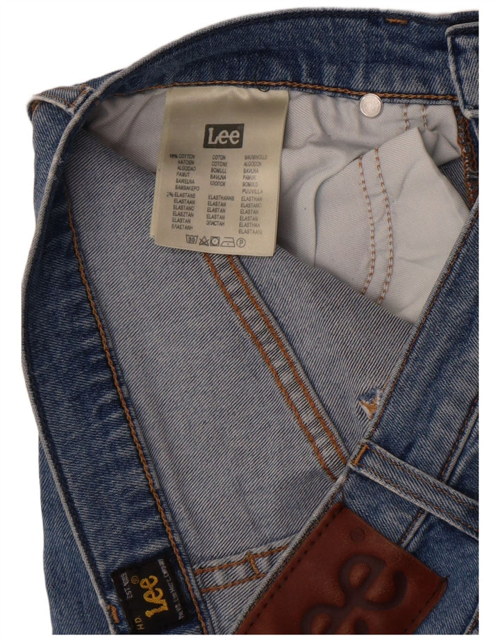 Lee Herren Rider Slim Jeans W29 L32 Blaue Baumwolle