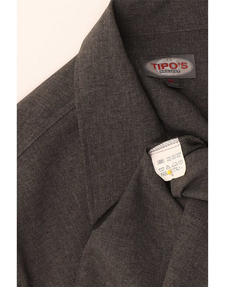 Tipo' S Herrenhemd XL Grau Polyester