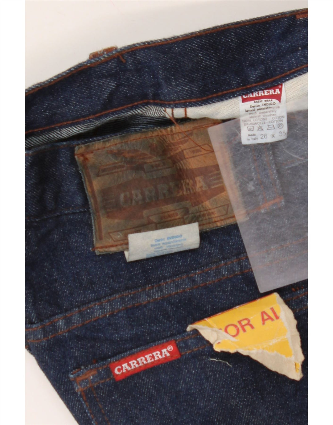 CARRERA Damen Straight Jeans W26 L35 Marineblaue Baumwolle