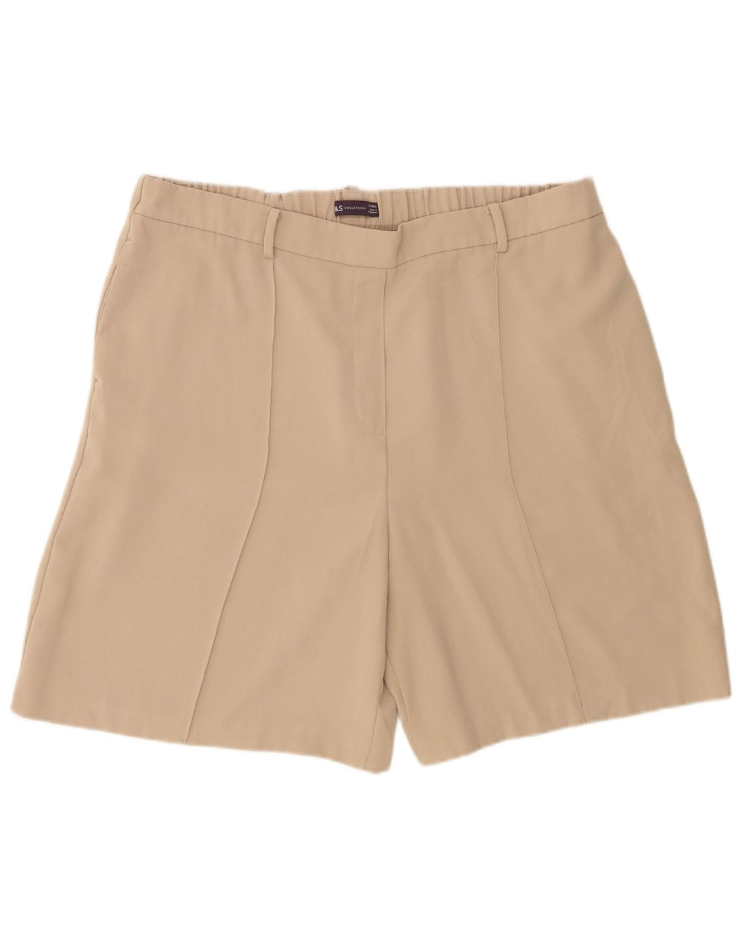Marks & Spencer Damen Chinoshorts UK 20 2XL W42 Beige Polyester