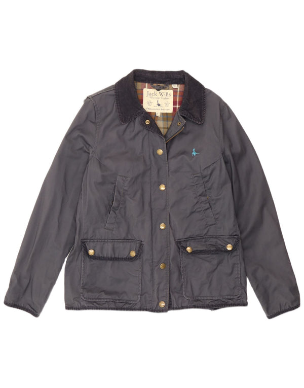 Jack Wills Utility-Jacke für Damen, UK 14, Größe L, Marineblau, Baumwolle