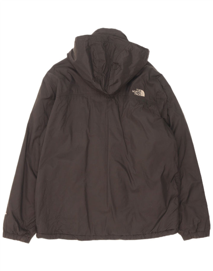 The North Face Herren-Windbreakerjacke mit Kapuze, UK 40, Größe L, Schwarz, Polyamid