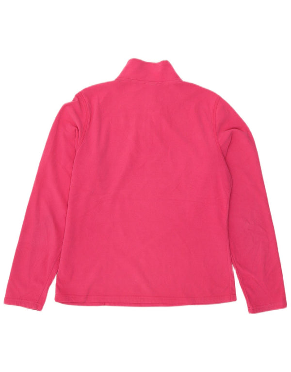The North Face Damen-Fleecepullover mit Reißverschluss am Hals, UK 12, Mittelrosa, Polyester