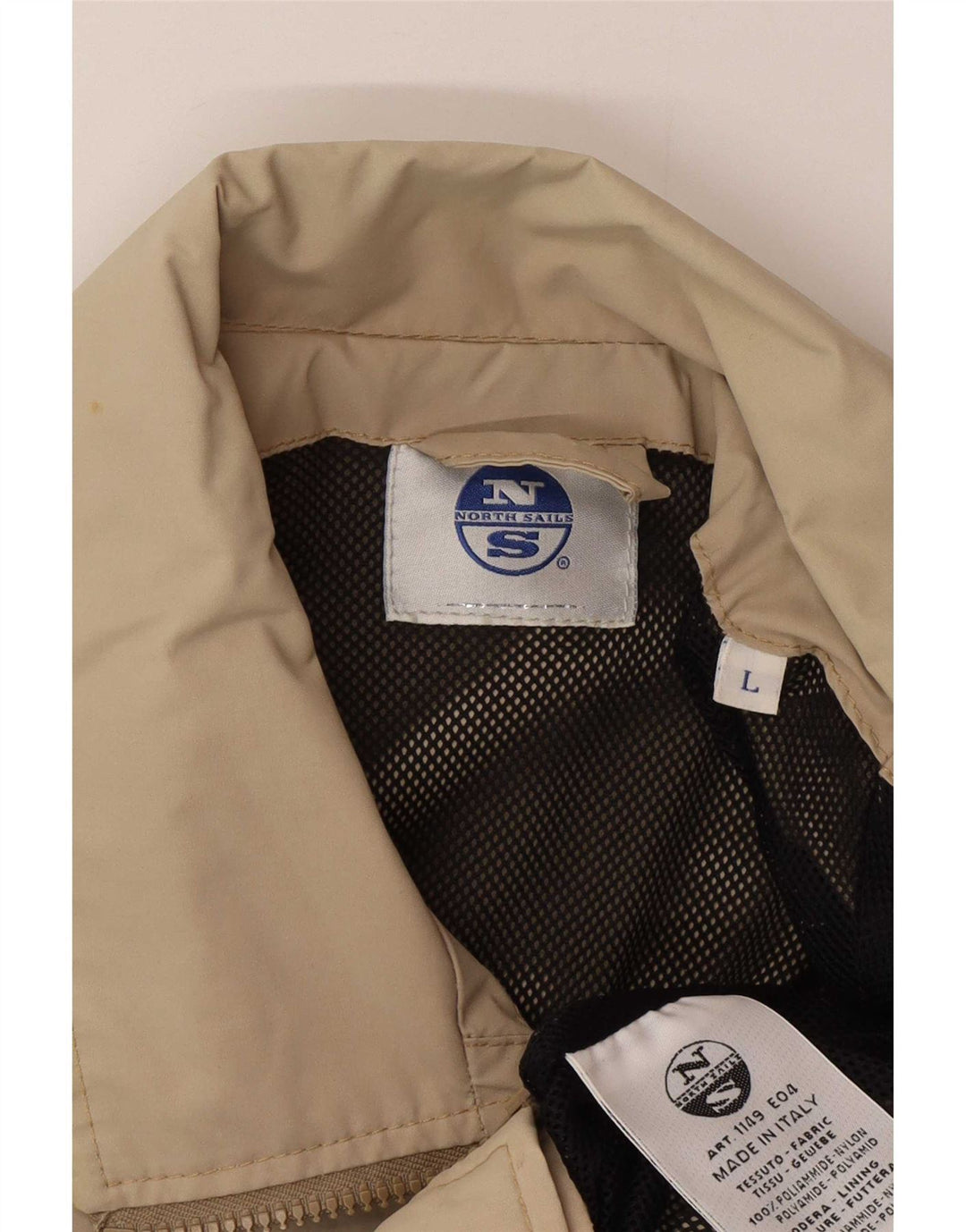 North Sails Herren Bomberjacke UK 40 Large Beige Polyamid
