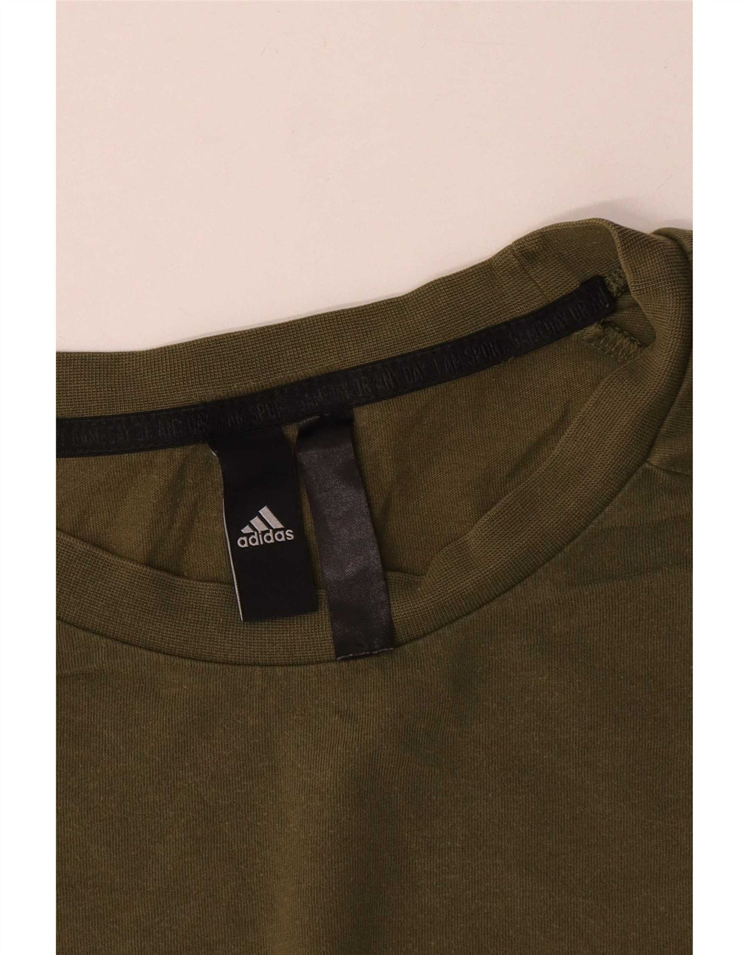 Adidas Herren T-Shirt Top 2XL Khaki Baumwolle