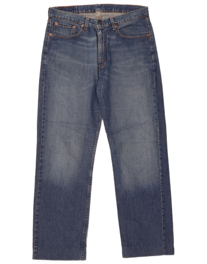 Levi's Herren 751 Straight Jeans W34 L30 Blau Baumwolle