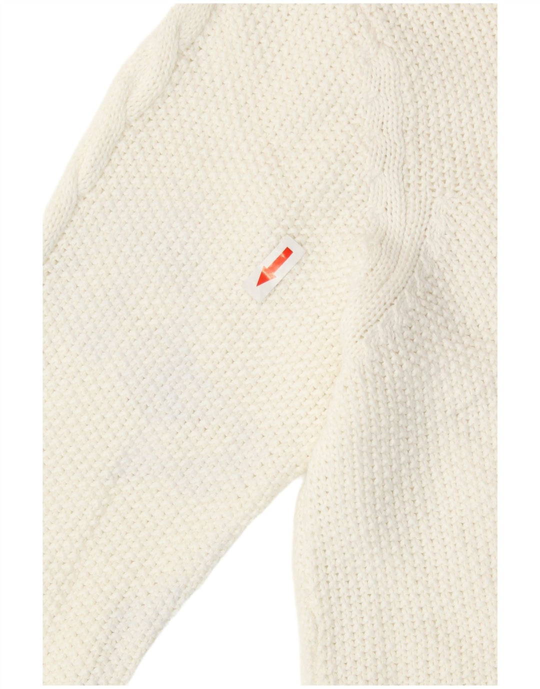 Oasis Damen-Pullover mit U-Boot-Ausschnitt, UK 14, mittelweiße Baumwolle