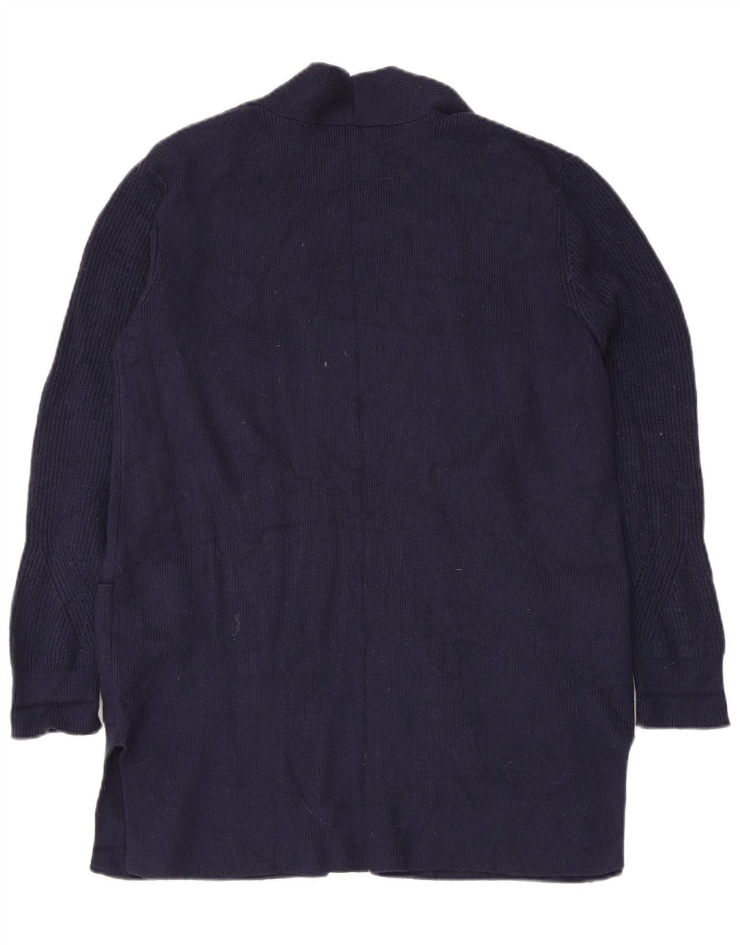 Marks & Spencer Damen Longline-Cardigan-Pullover UK 12 Medium Navy Blue