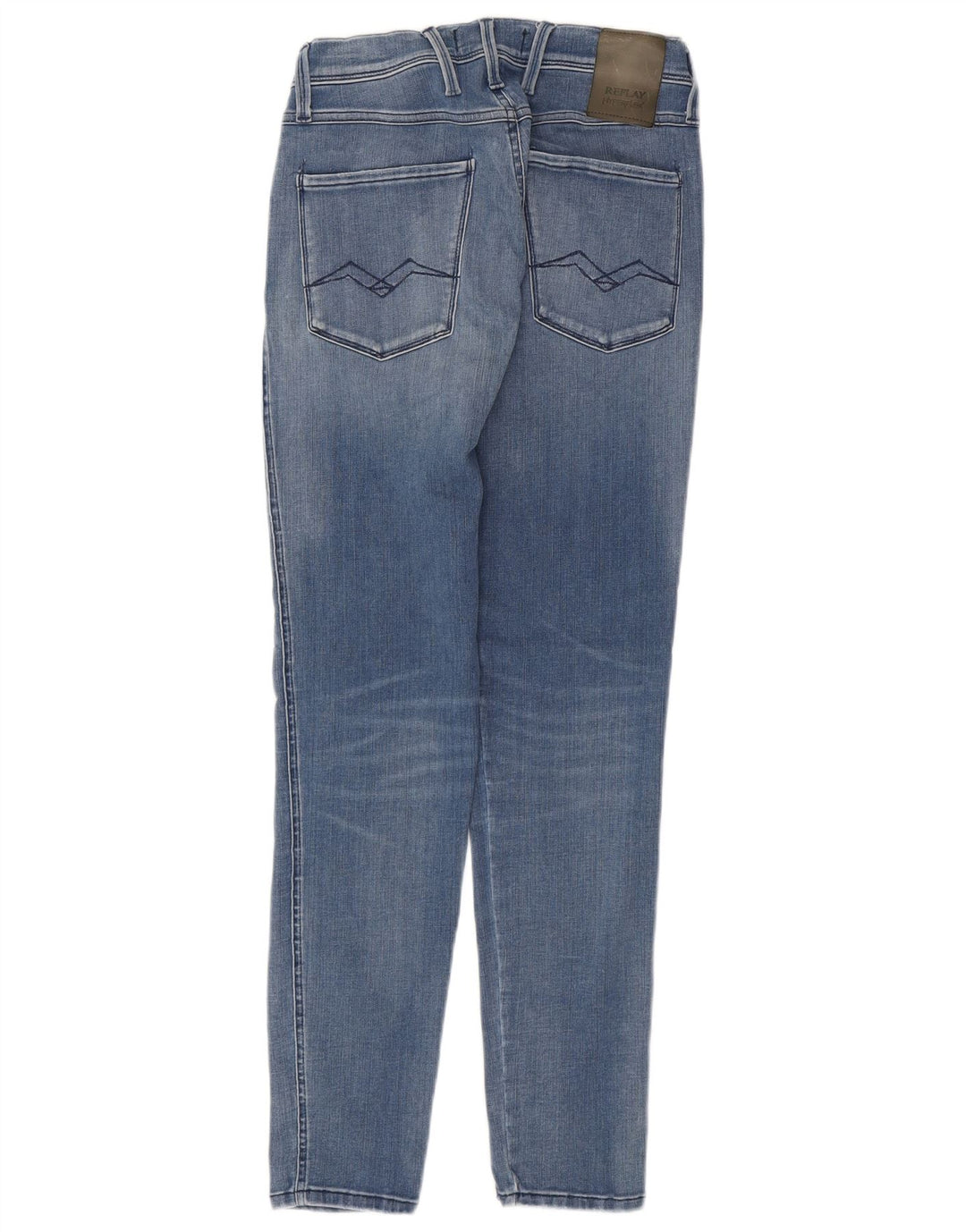 REPLAY Slim-Jeans für Herren, W28, L30, blaue Baumwolle