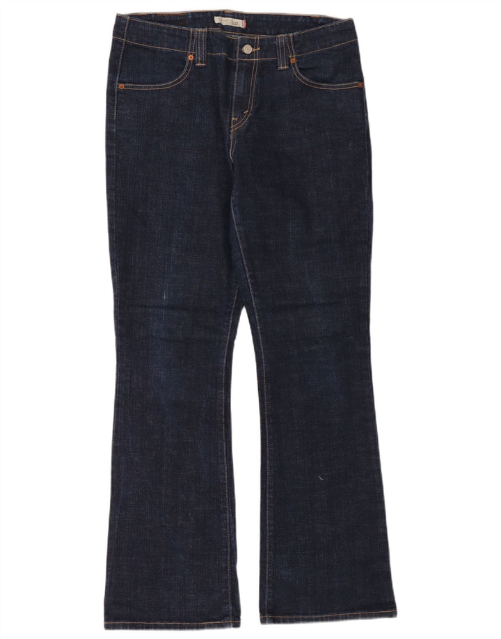 Levi's Damen 525 Bootcut Jeans US 10 Medium W32 L32 Marineblau Baumwolle
