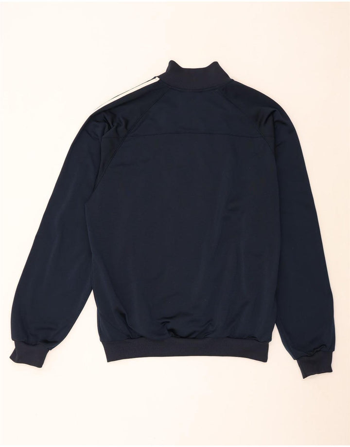 Adidas Herren-Trainingsanzug-Oberteil, große Jacke aus marineblauem Polyester
