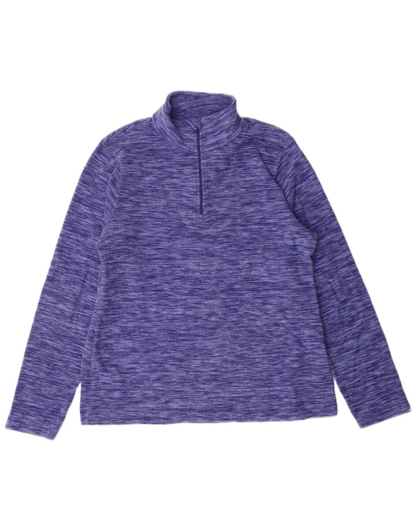 Mountain Warehouse Fleece-Pullover für Damen, UK 14, Größe L, Lila, Polyester