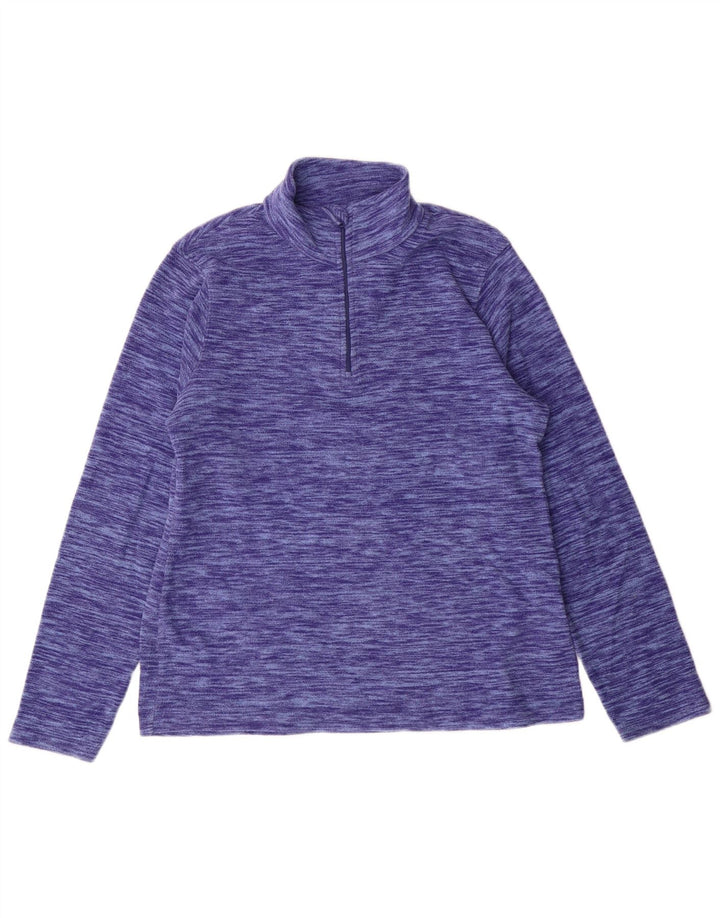 Mountain Warehouse Fleece-Pullover für Damen, UK 14, Größe L, Lila, Polyester