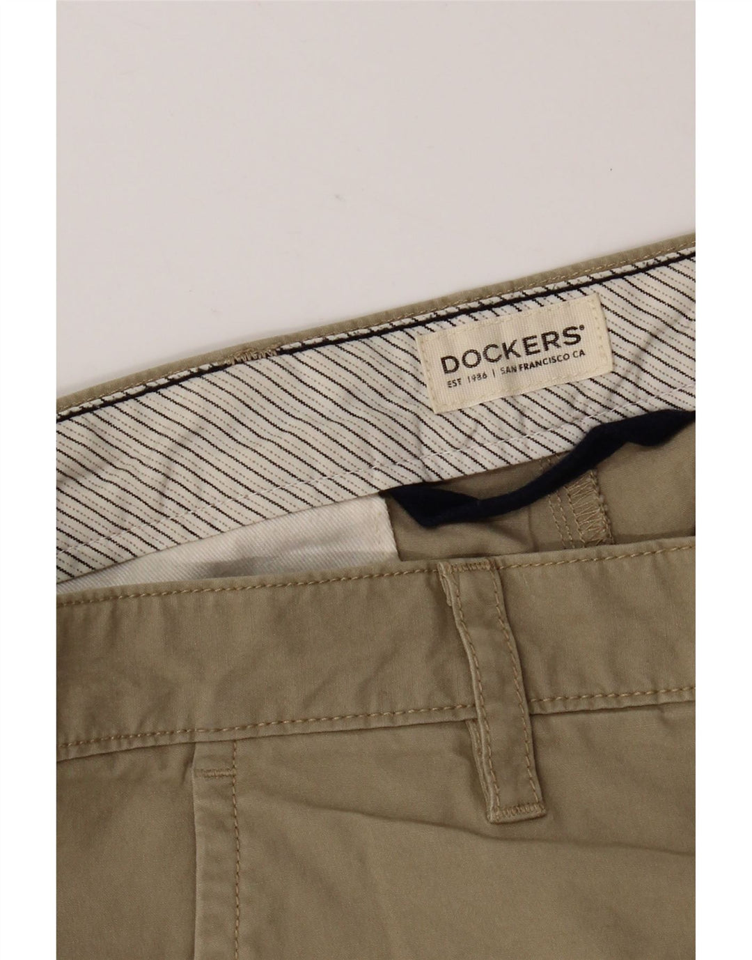 Dockers Herren-Chinoshorts W36, große Khaki-Baumwolle