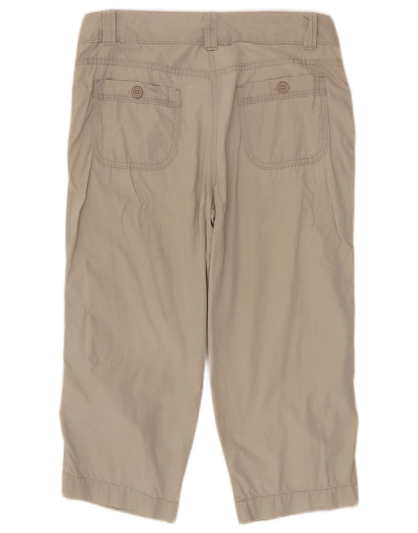 Marks & Spencer Damen gerade Caprihose UK 10 Small W30 L20 Beige