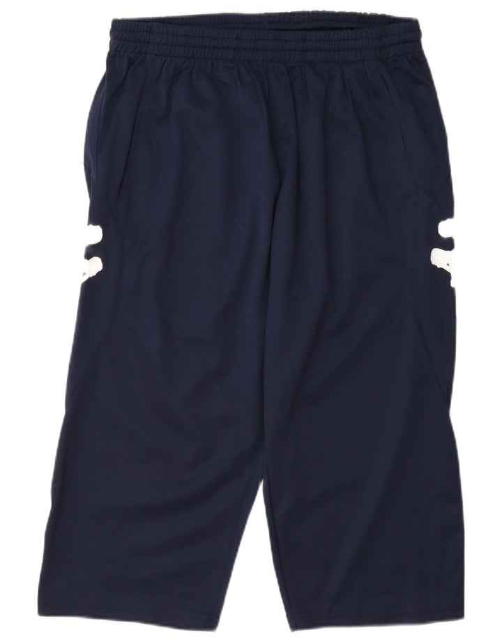 Kappa Herren Grafik Bermuda Sportshorts XL Marineblau Polyester