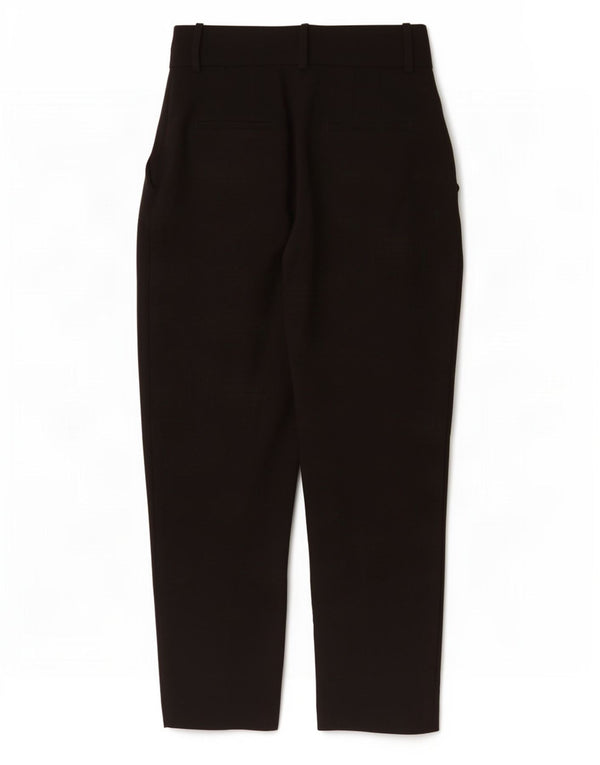 Zara Damen-Anzughose mit hoher Taille, mittelgroß, W28, L28, schwarzes Polyester