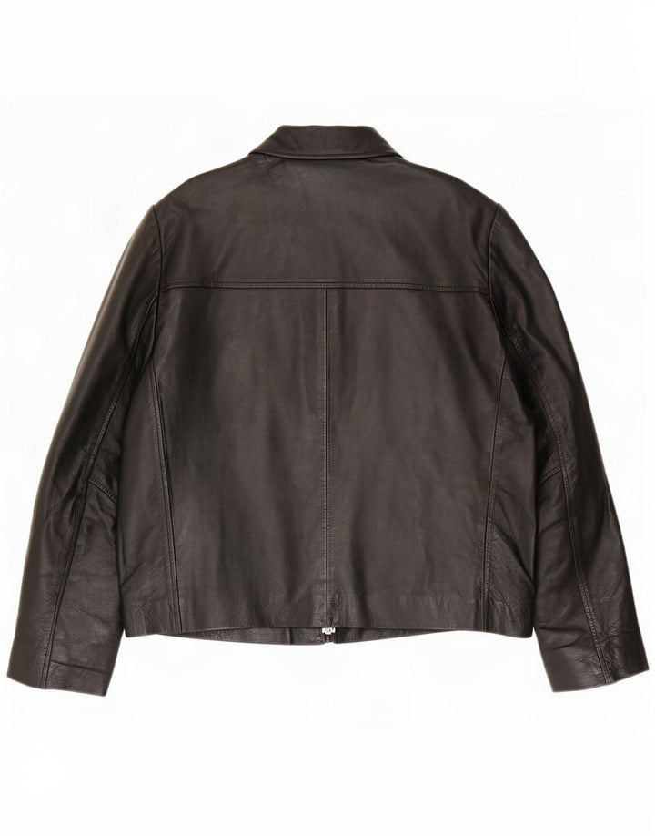 Matinee Herren Lederjacke UK 36 Small Schwarz