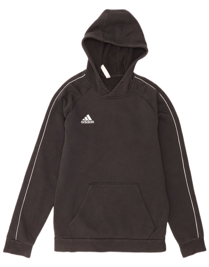 Adidas Herren Kapuzenpullover Mittelschwarz Baumwolle