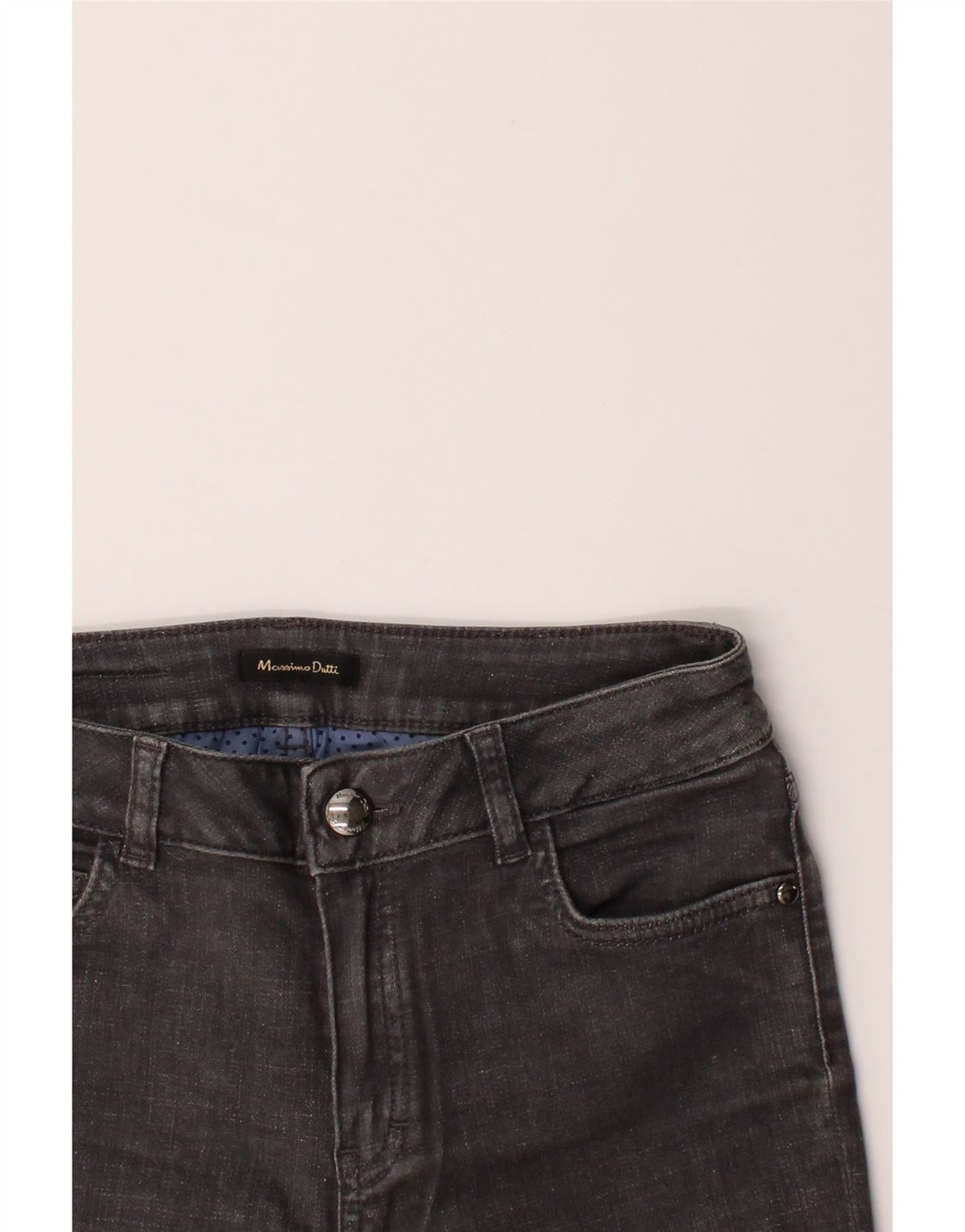 MASSIMO DUTTI Womens Crop Skinny Jeans W26 L25 Grey Vintage Massimo Dutti and Second-Hand Massimo Dutti from Messina Hembry 