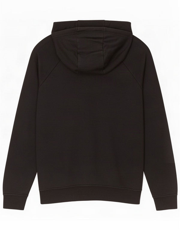 Nike Womens Relaxed Fit Zip Hoodie Sweater UK 6 XS Schwarz Baumwolle