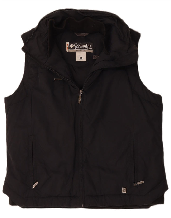 Columbia Damen Weste UK 18 XL Schwarz Polyester