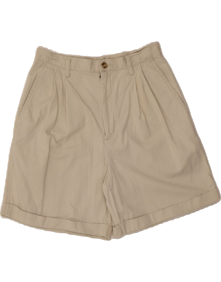 EDDIE BAUER Womens Classic Fit Pegged Chino Shorts US 6 Medium W28  Beige Vintage Eddie Bauer and Second-Hand Eddie Bauer from Messina Hembry 