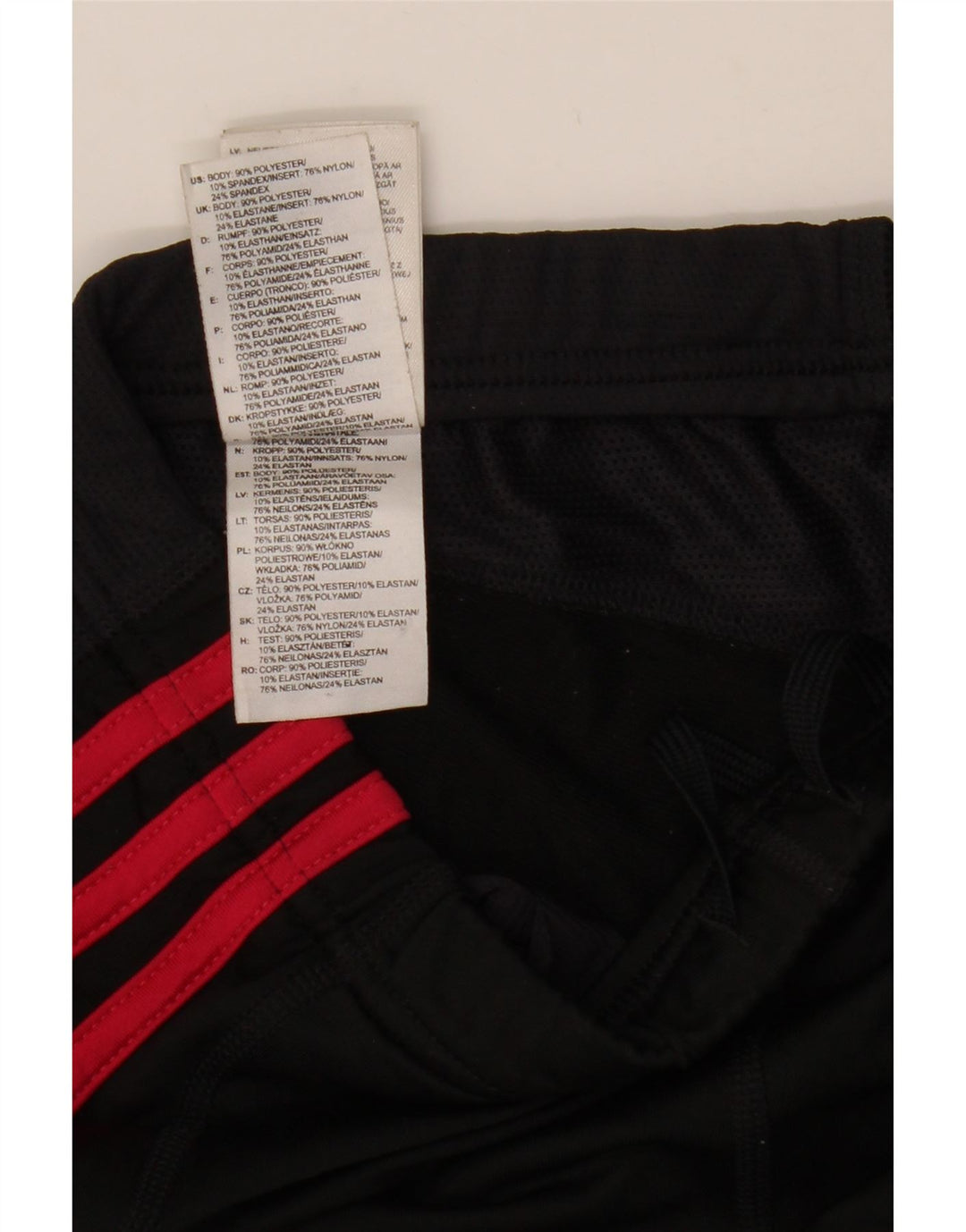 Adidas Damen Leggings UK 10 Small Schwarz Polyester