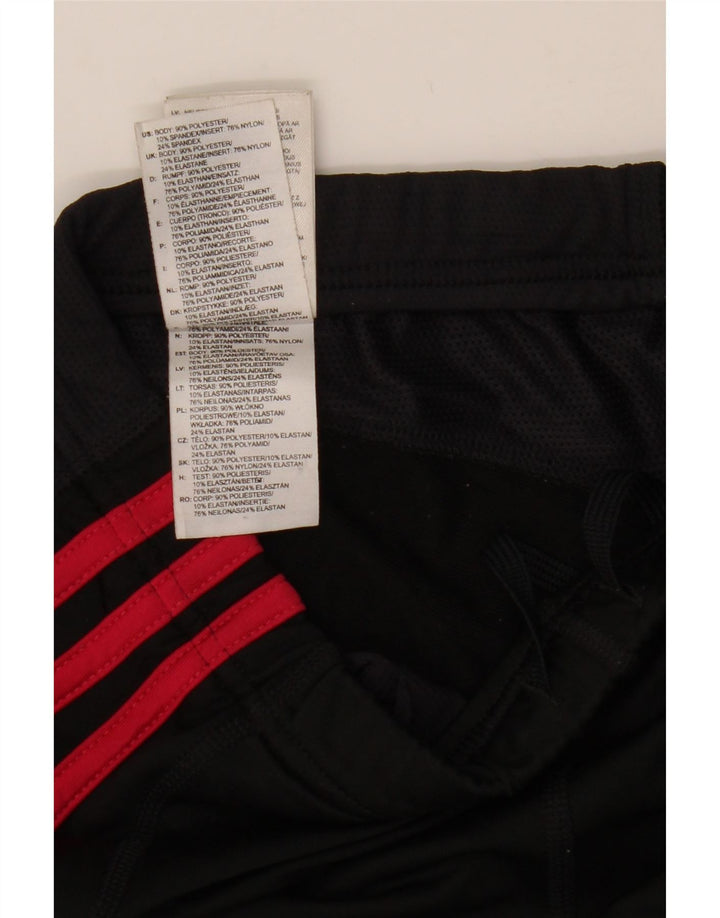 Adidas Damen Leggings UK 10 Small Schwarz Polyester