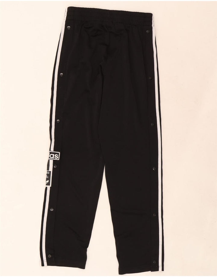 Adidas Trainingshose mit Grafik für Jungen, 14–15 Jahre, schwarzes Polyester