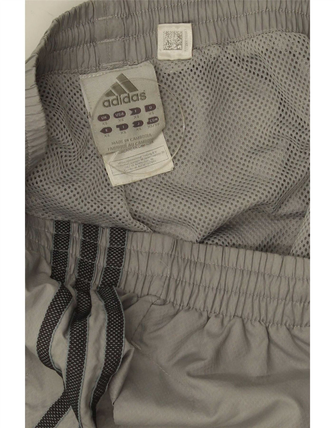 Adidas Herren Trainingshose XS Grau Polyester