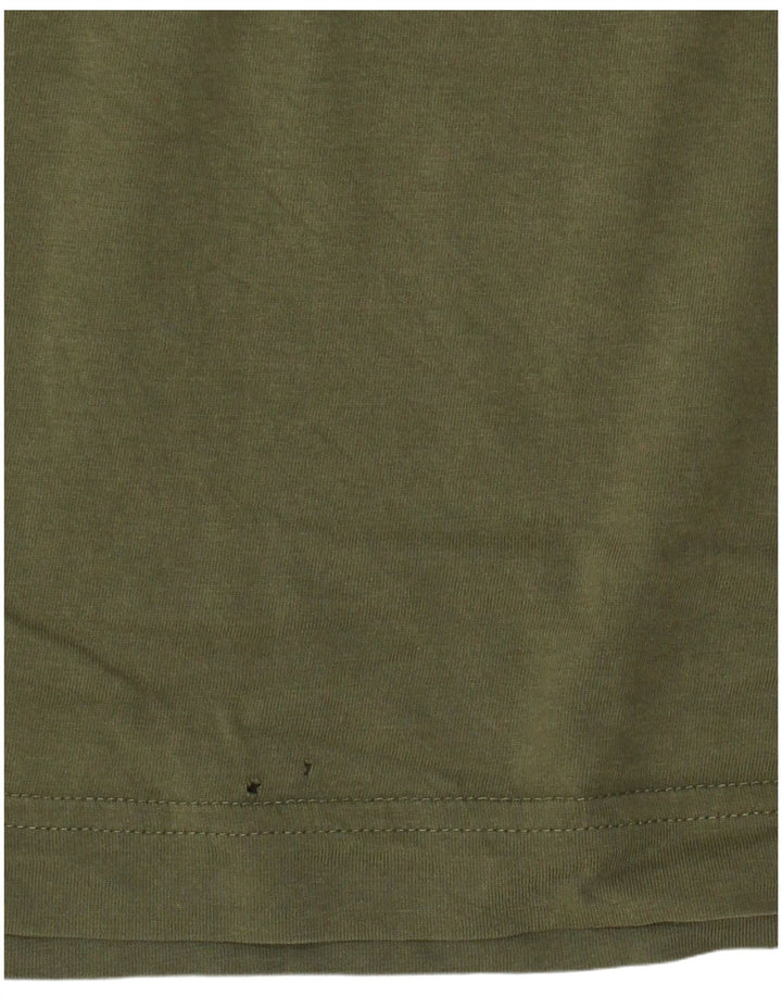 Gant Herren-T-Shirt mit Grafik, mittlere Khaki-Baumwolle