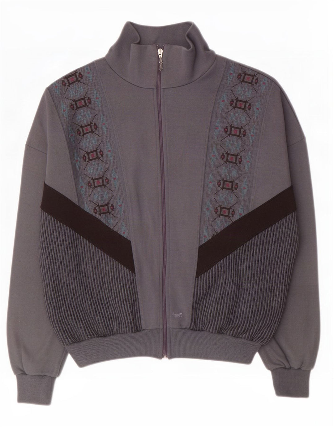 Rodeo Herren Strickjacke 2XL Grau Fair Isle Acryl