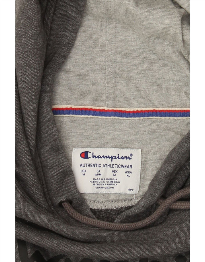 Champion Herren-Kapuzenpullover mit Grafik, mittelgrau gefleckt
